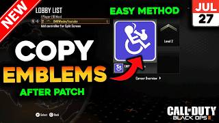 *NEW* Black Ops 2 COPY EMBLEM GLITCH! Steal Custom Emblems from ANYONE.. (PS5 BO2 2026)