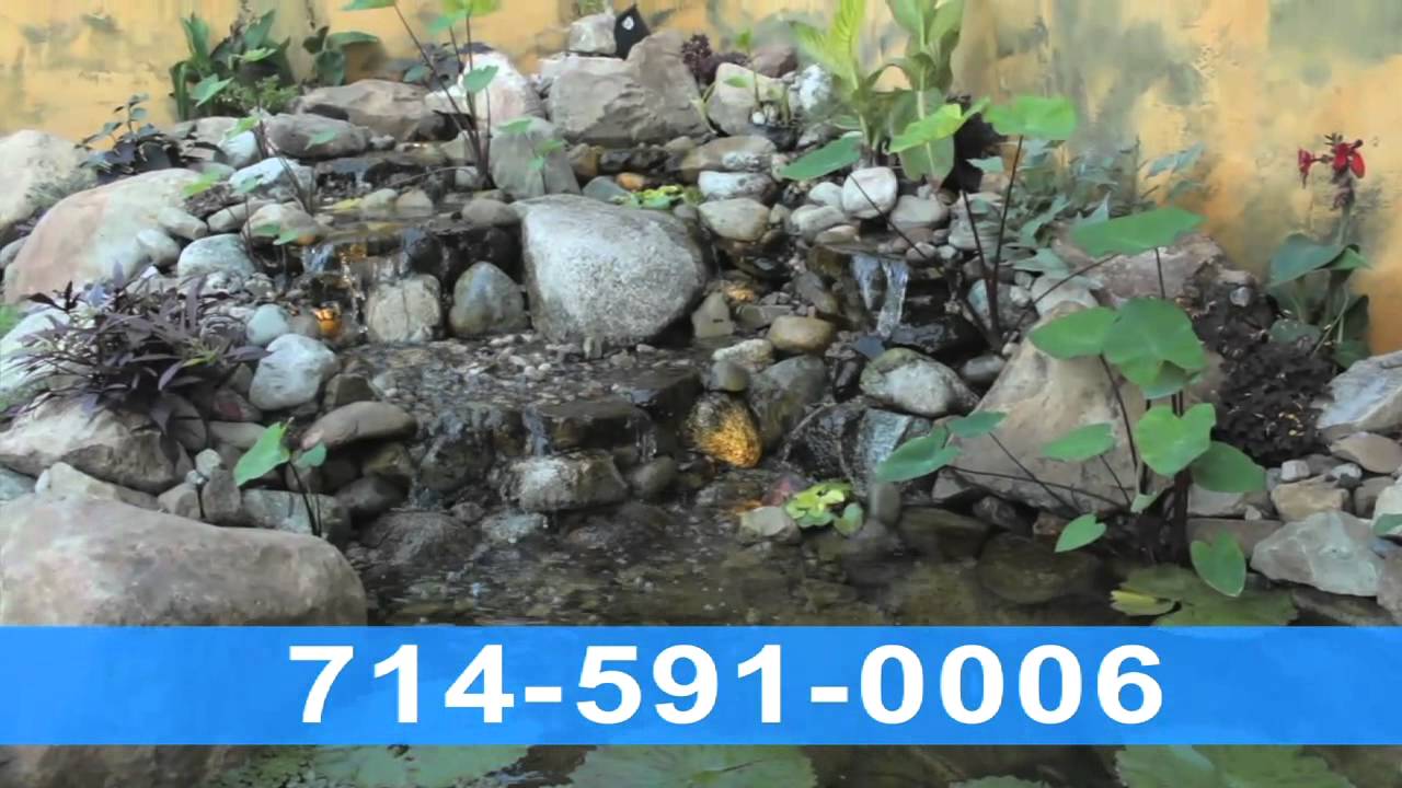 koi pond repair company orange county ca 7145910006 YouTube
