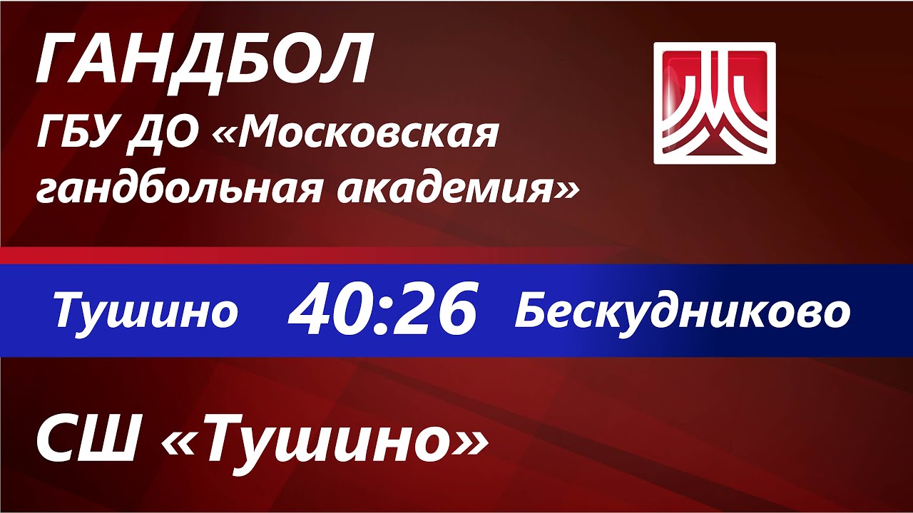12.11.23 «Тушино» г.Москва : «Бескудниково» г.Москва (мужчины) 40:26 ...