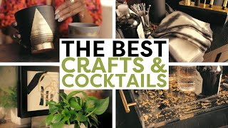 5 DIY Projects and Cocktails to ELEVATE Your Home Bar | HGTV Handmade
