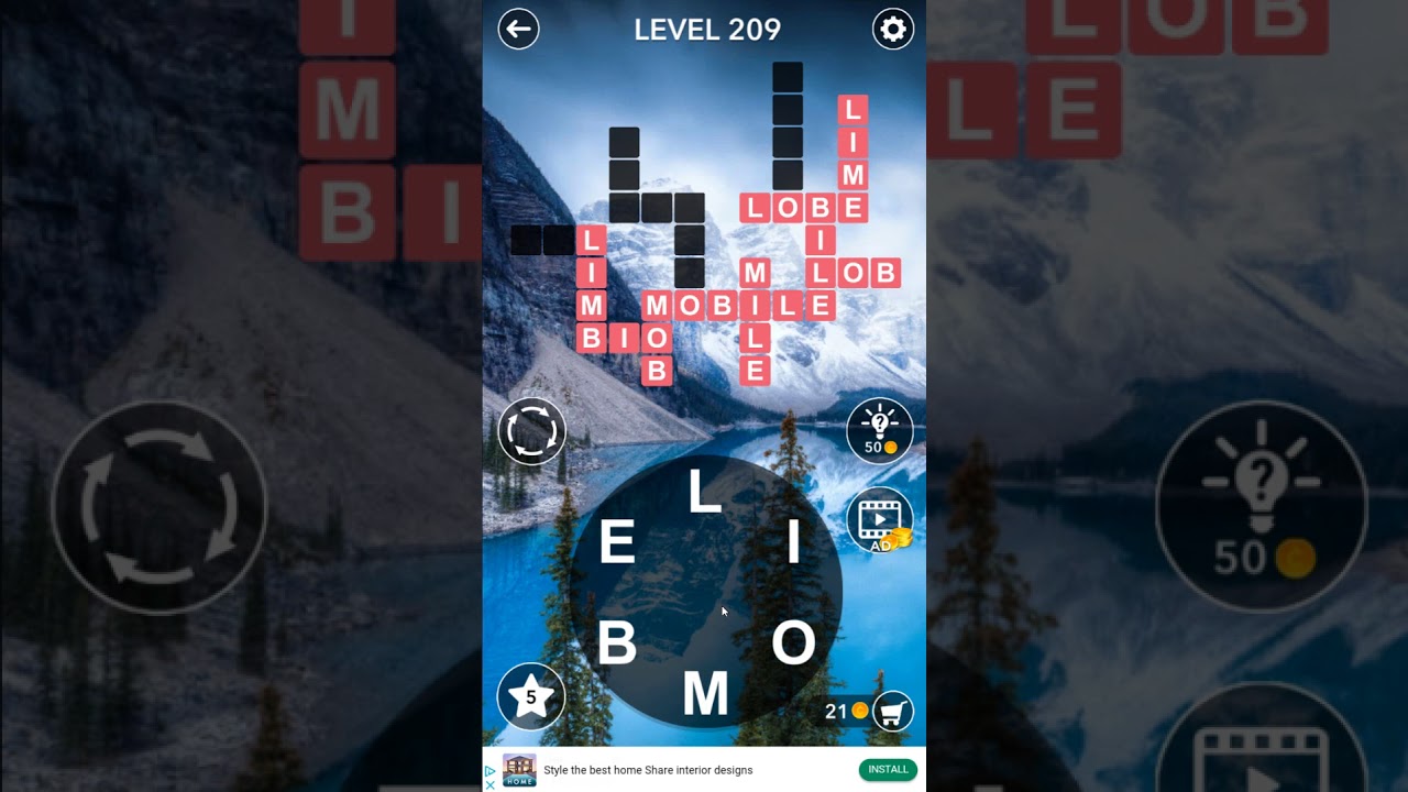Word Crossword Search level 209