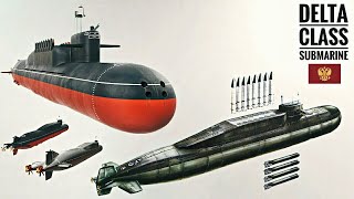 러시아의 가장 치명적인 핵 탄도 미사일 잠수함 중 하나 - 델타급 잠수함