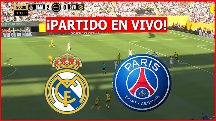 🔴 REAL MADRID vs PSG EN VIVO ⚽ Mundial de Clubes 🔥 JUEGA MBAPPE vs DEMBELE