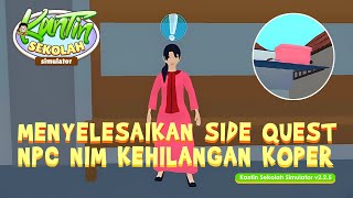 MENYELESAIKAN MISI NPC NIM PEGAWAI BLENDER KEHILANGAN KOPER DI GAME KANTIN SEKOLAH SIMULATOR screenshot 5