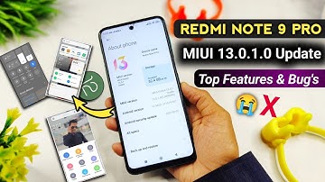 Redmi Note 9 Pro MIUI 13.0.1.0 Android 12 Top 15 Features & Bugs | Redmi Note 9 Pro MIUI 13 Update