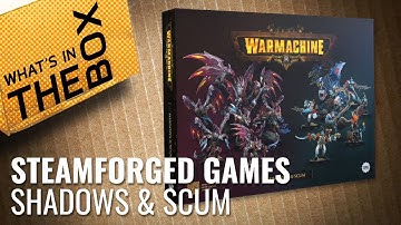 Unboxing: Warmachine - Shadows & Scum | Steamforged Games