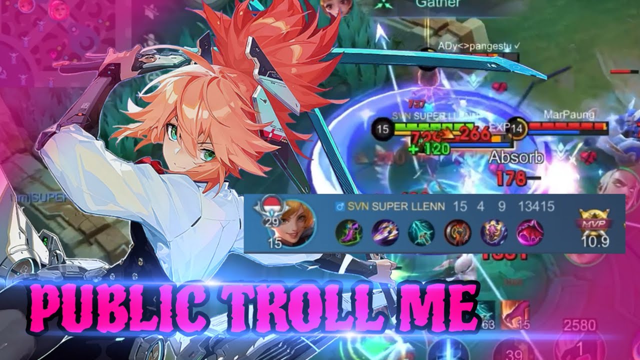 AGGRESSIVE FANNY GAMEPLAY BUT PUBLIC TROLL MY FANNY AFTER ALL - MOBILE LEGENDS FANNY GAMEPLAY