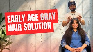 Grey Hair Early? Salt & Pepper Ko Smart Blend Kaise Kare | Pro Salon Guide #greyhair  #haircolor screenshot 4
