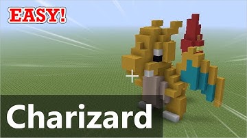 Minecraft┃How to build Pokémon(Charizard)
