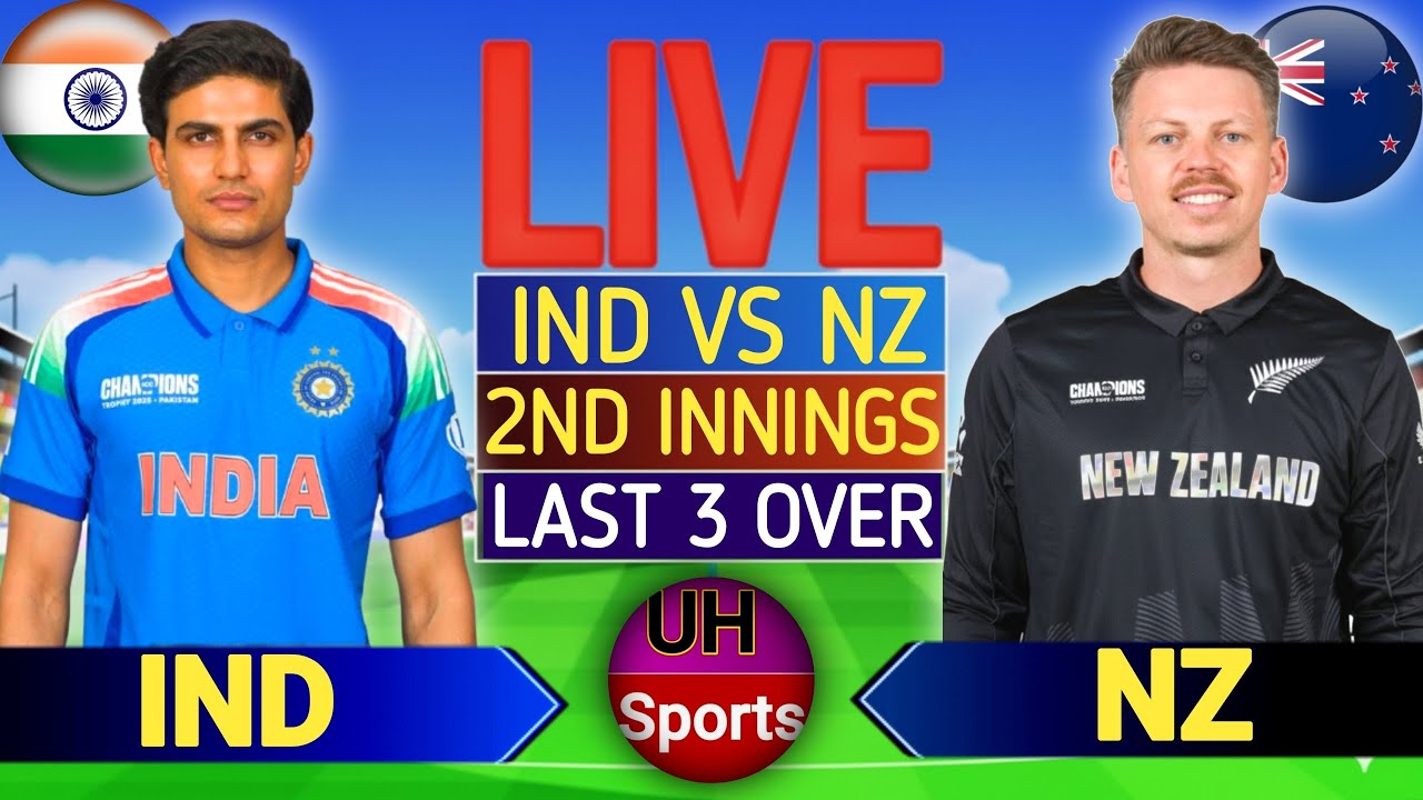 🔴 India v New Zealand, 2nd ODI, Cricket Live Match, IND vs NZ Live ...