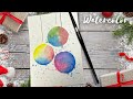 Easy Loose Watercolor Card - Watercolor Christmas Cards