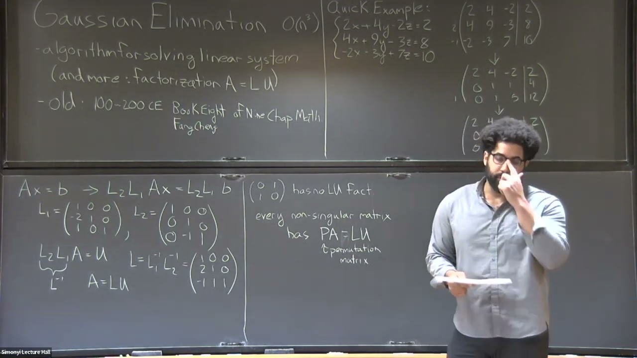 A Tutorial on Gaussian Elimination - John C Urschel