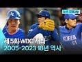 2005 2023 WBC 역사 18년 몰아보기 레트로 뉴스 모음 Zip