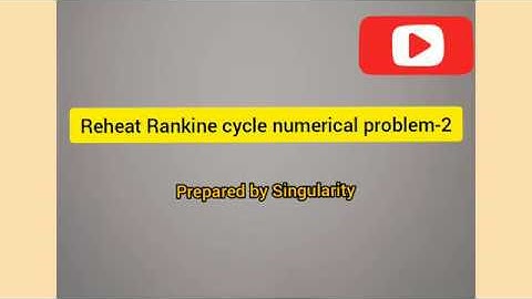 Reheat Rankine Cycle numerical problem - 2 using Mollier diagram and steam table