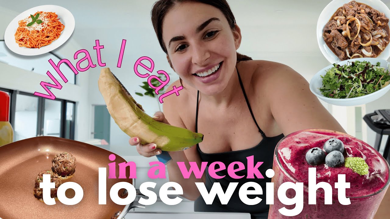 what i eat in a week as a 24 year old on a weightloss journey *realistic*