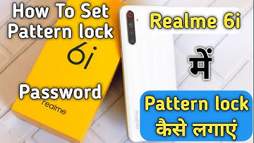 Realme 6i set password | Realme 6i Set pattern lock | Realme 6 set password | Aks Tech4u