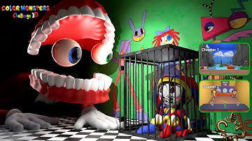 Color Monsters Challenge 3D - Gameplay Walkthrough Part 30 - Chapters 1,2,3 (Android, iOS)