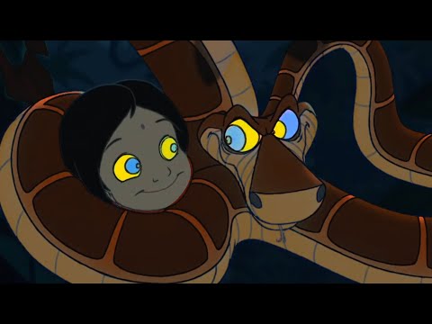 Kaa and Shanti recolored to look like the first Jungle Book movie