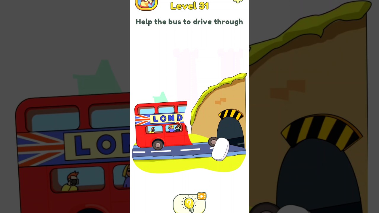 Dop-2 (Delete One Part) Level-31 help the bus to drive through 