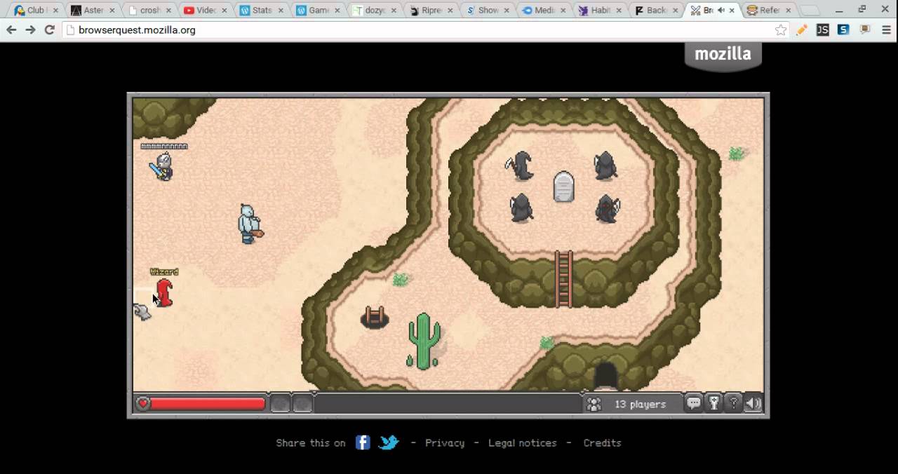 BrowserQuest: Playing as a Wizard! - YouTube