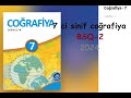 7 ci sinif COĞRAFİYA bsq 2.[2024] Tələsin. (Cavablarıyla) Eynisidir.