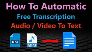 How To Convert Video or Audio To Text File ? Free  No Time Limit screenshot 3