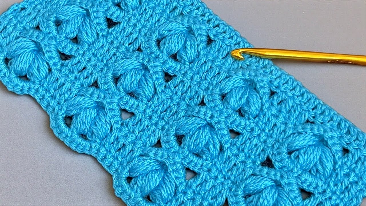 EASY Crochet Pattern for Beginners! 🌸 Crochet Stitch for Baby Blanket, Bag & Scarf