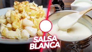 RECETA SALSA BLANCA CON ATUN FACIL Y RAPIDA SIRVE PARA CUALQUIER PASTA