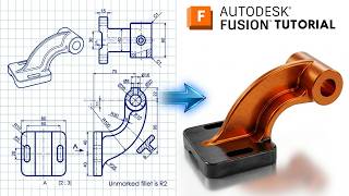 Fusion 360 From Zero | Beginner Step-by-Step Tutorial