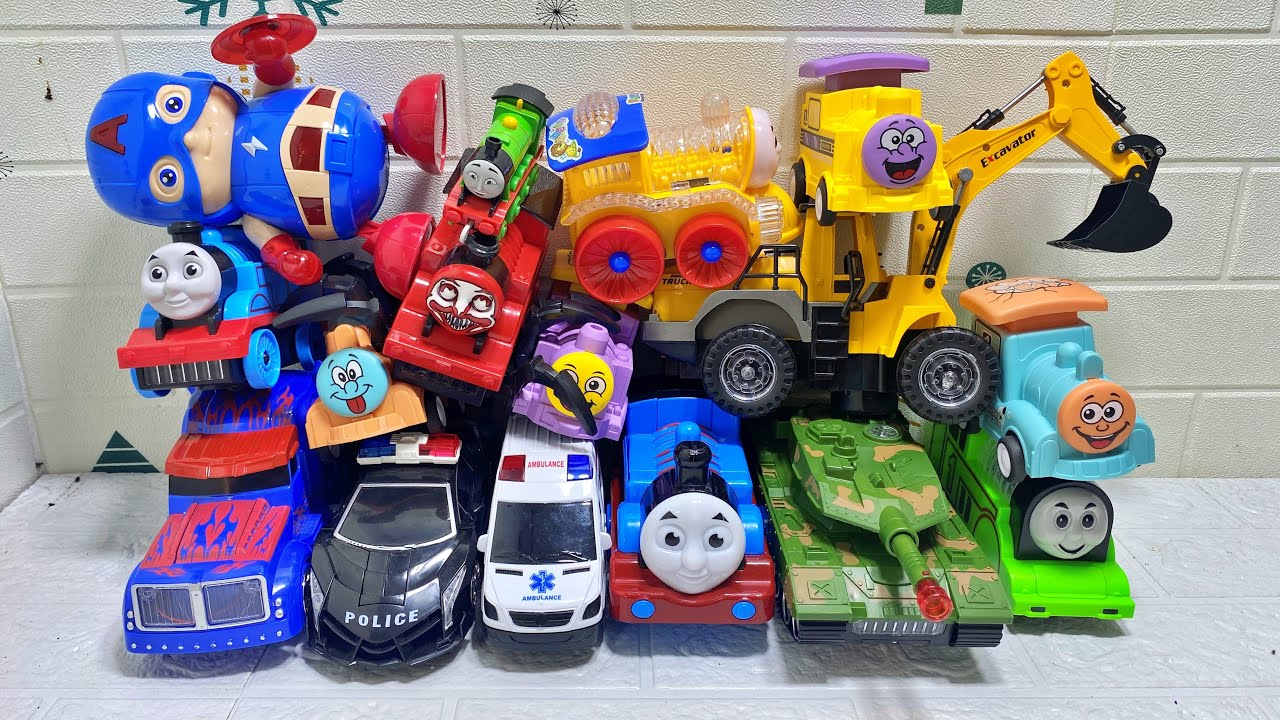 bermain-thomas-and-friends-bersama-excavators-ambulan-robot-dance