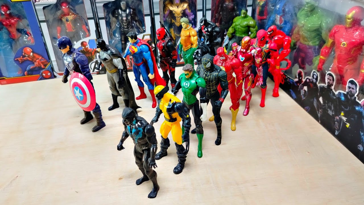 AVENGERS TOYS/Action Figures/Unboxing/Cheap Price/Ironman,Hulk,Thor, Spiderman/Toys.