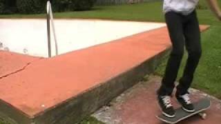 360flip off ledge.