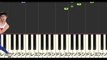 ひょっこりはんBGM（ピアノソロ中級）Hyokkorihan BGM [PIANO]