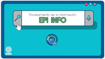 EPI INFO: Procesamiento de la información