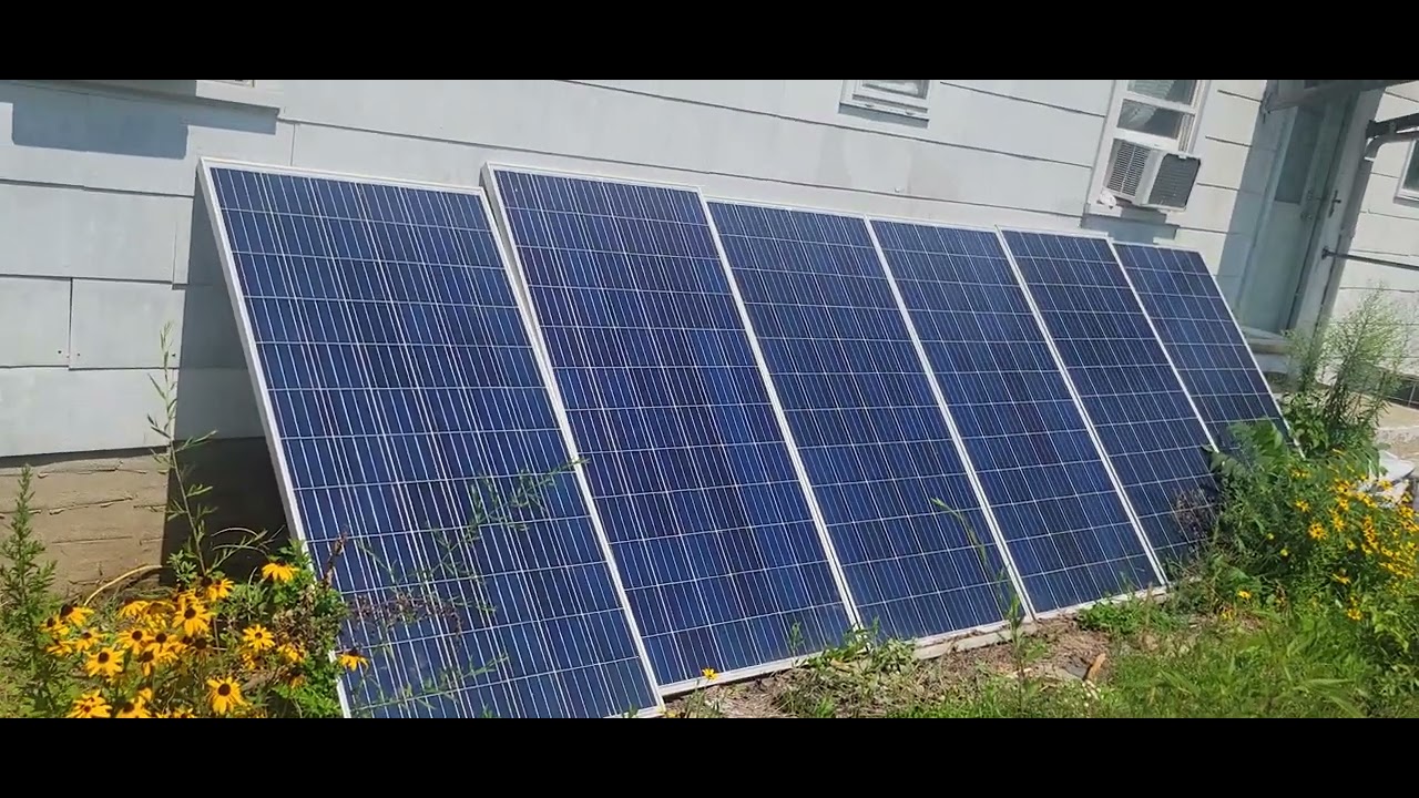 CHARGING WITH MPP Solar LVX6048 Hybrid Solar Inverter Split Phase 120V/240V Output