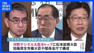 「マイナンバー情報総点検本部」きょう午後に初会合 相次ぐトラブル受け情報総点検へ｜TBS NEWS DIG