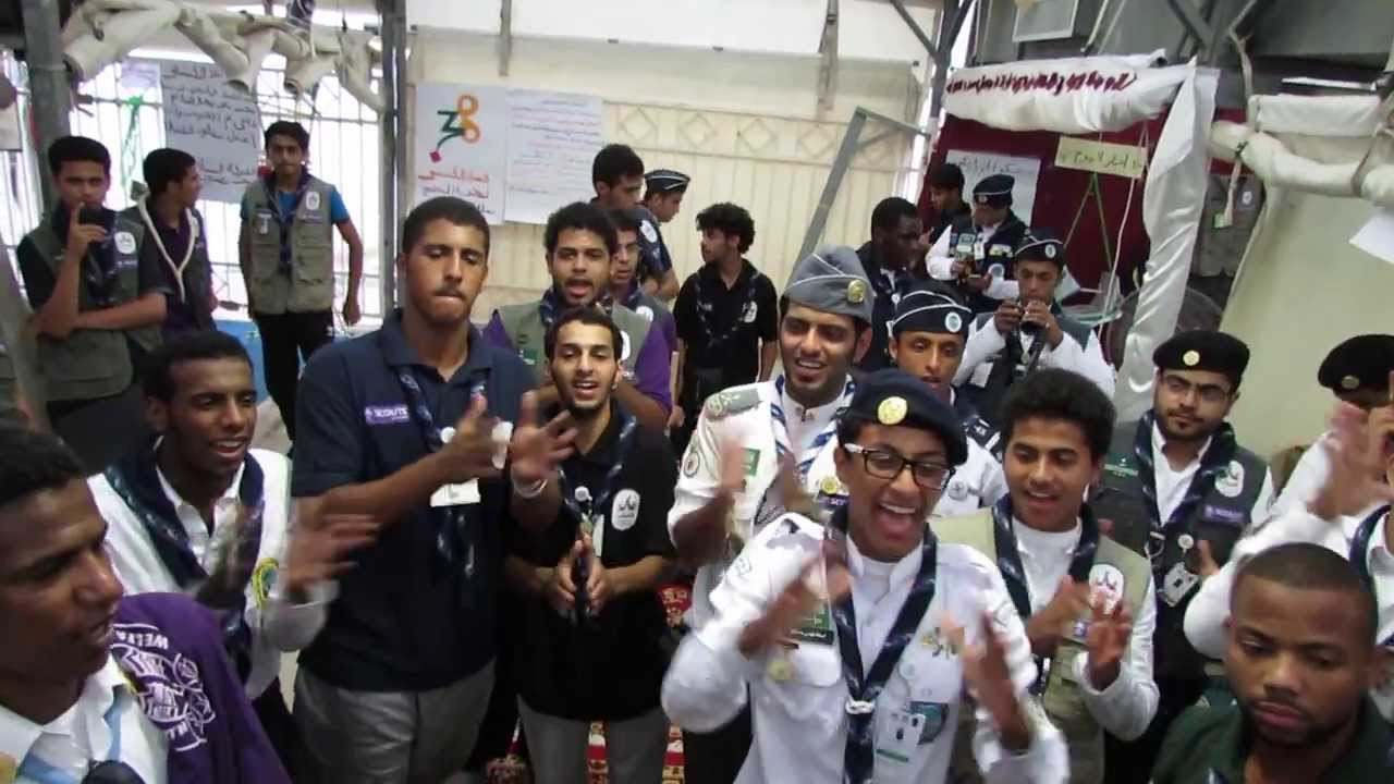 صيحات معسكر الرئاسة بمشعر منى حج 1434 - 2013