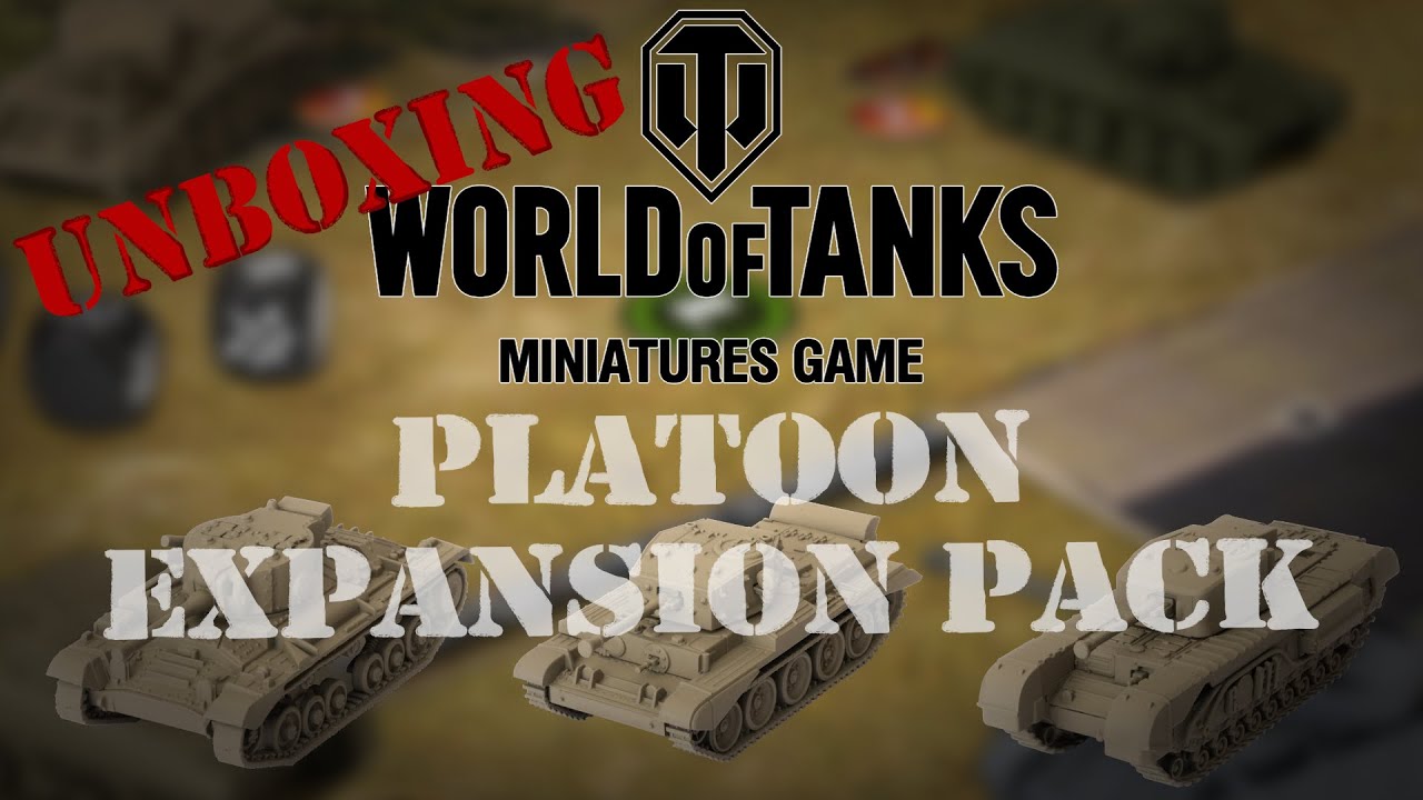 World Of Tanks Miniatures Game - Platoon Expansion Pack Unboxing