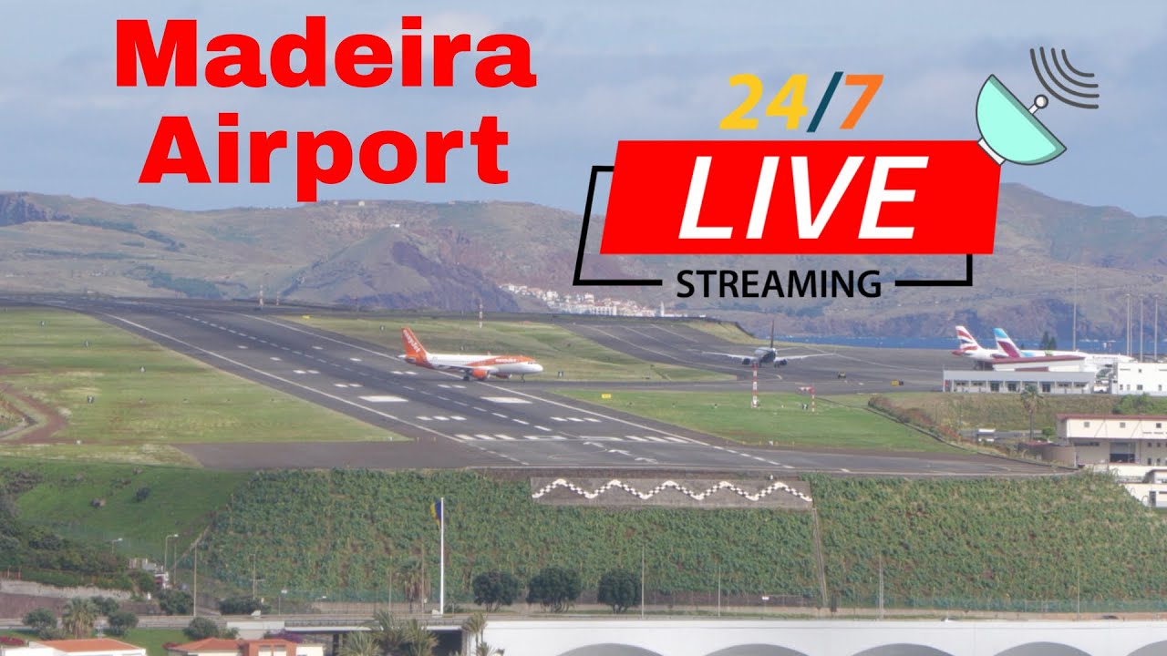 LIVE Madeira Airport (LPMA) – Landings and Takeoffs — Funchal, Madeira live camera thumbnail