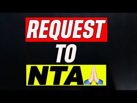 REQUEST to NTA🙏🏻