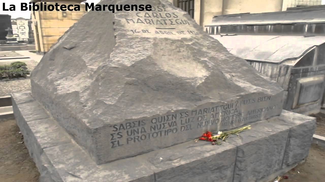 La Tumba de José Carlos Mariategui en el Cementerio Presbítero Maestro