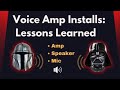 Costume voice amplifier installs: Lessons Learned -Star Wars black series helmet/mask audio #cosplay