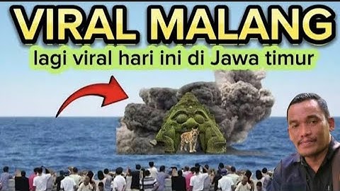 🔴VIRAL MALANG JAWA TIMUR LAGI VIRAL HARI INI