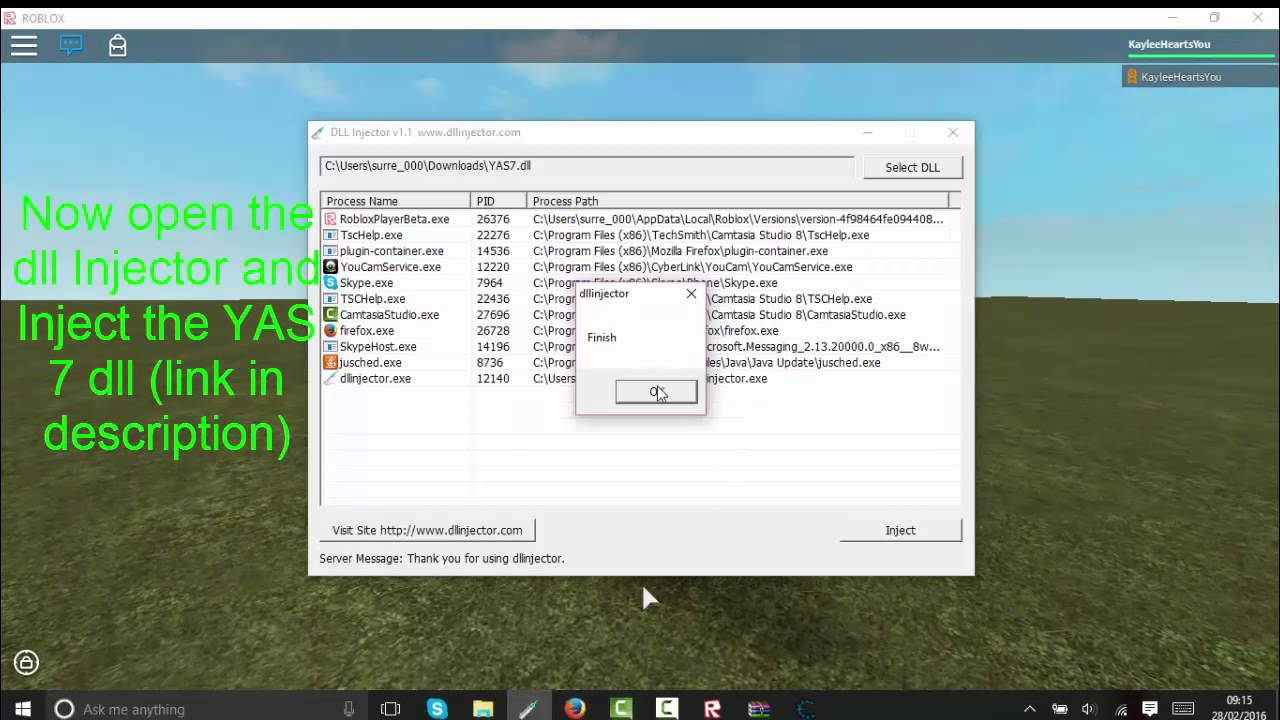 Dll Injector Roblox How To