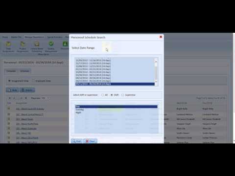 How to Create an Employee Work Schedule HD