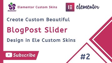 Display Custom Post Slider with Custom Design  - Elementor Custom Skin | Urdu/Hindi