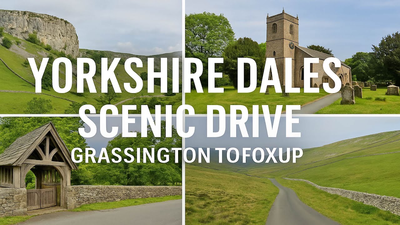 Yorkshire Dales Scenic Drive   Grassington to Foxup Remastered.