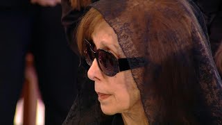Lebanon's top singer Fairuz attends her son's funeral, musician Ziad Rahbani | AFP