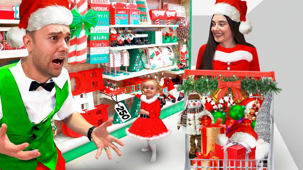 Cumpar TOT ce ATINGE Carolina din JUMBO DE CRACIUN !