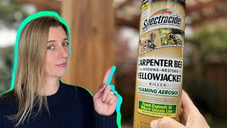 Eliminate Carpenter Bees and Yellow Jackets Fast With This! Carpenter Bee Kit Pro